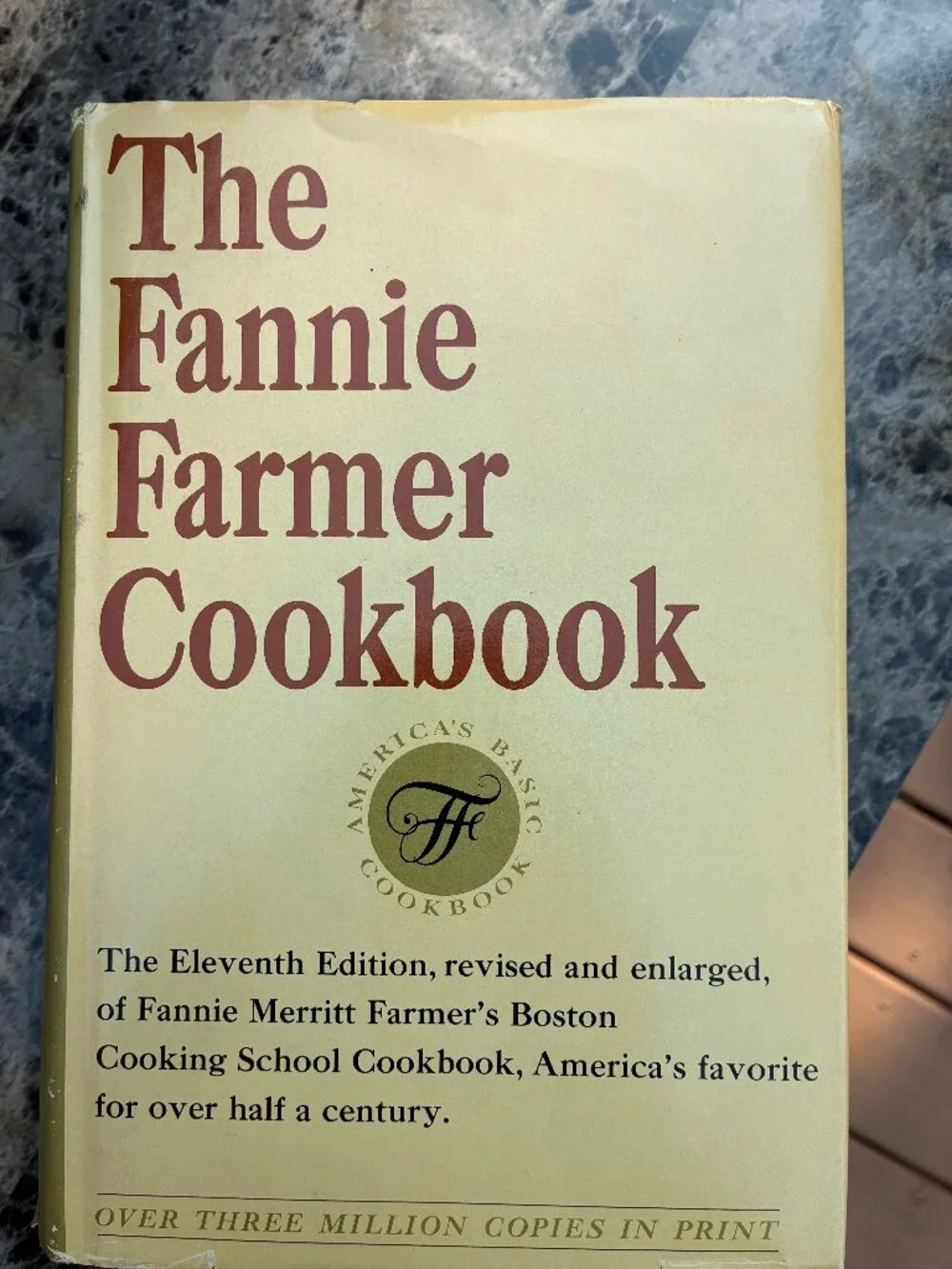 Vintage Fannie Farmer Cookbook 1965 11th Edition